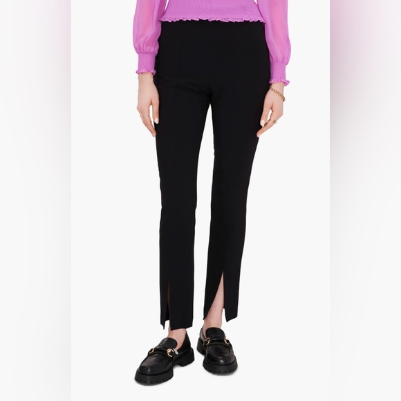 1.STATE front slit crepe pants size 0 - Picture 2 of 3